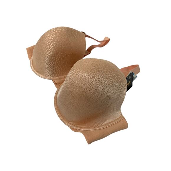 42DDD Wacoal Back Appeal Tshirt Bra New Peach Lined Underwire 853303 - Picture 2 of 11